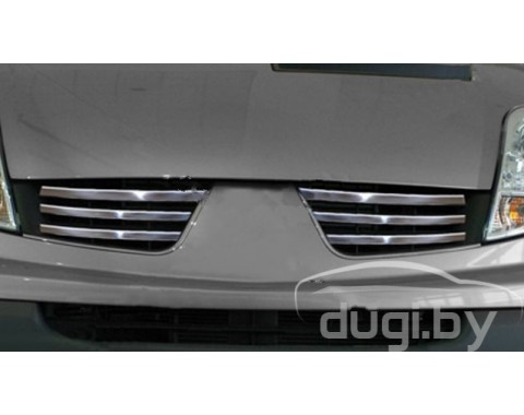 Хром накладки на решетку радиатора (нерж.) для Trafic